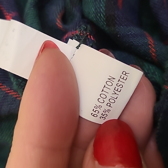 Cargo Pants Joggers Size Small Green Blue Plaid Streetwear Trendy Everyday Cute - Picture 7 of 8